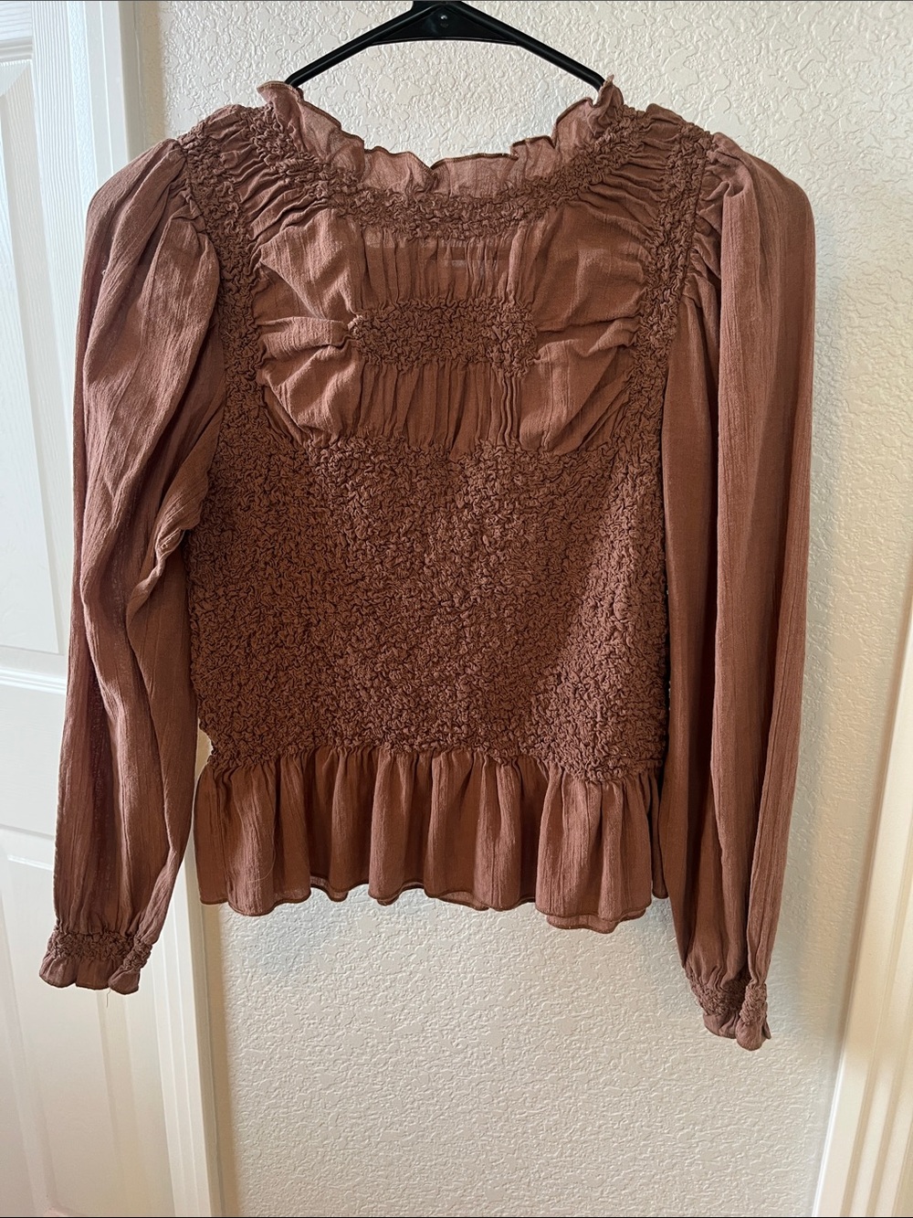 Anthropologie Smocked Top size small - Picture 4 of 10